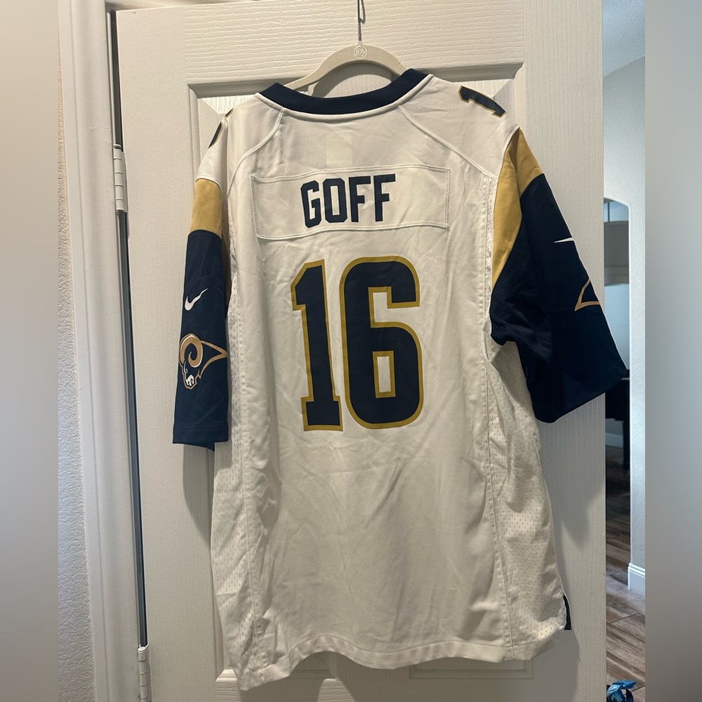 NFL Rams Goff Jersey